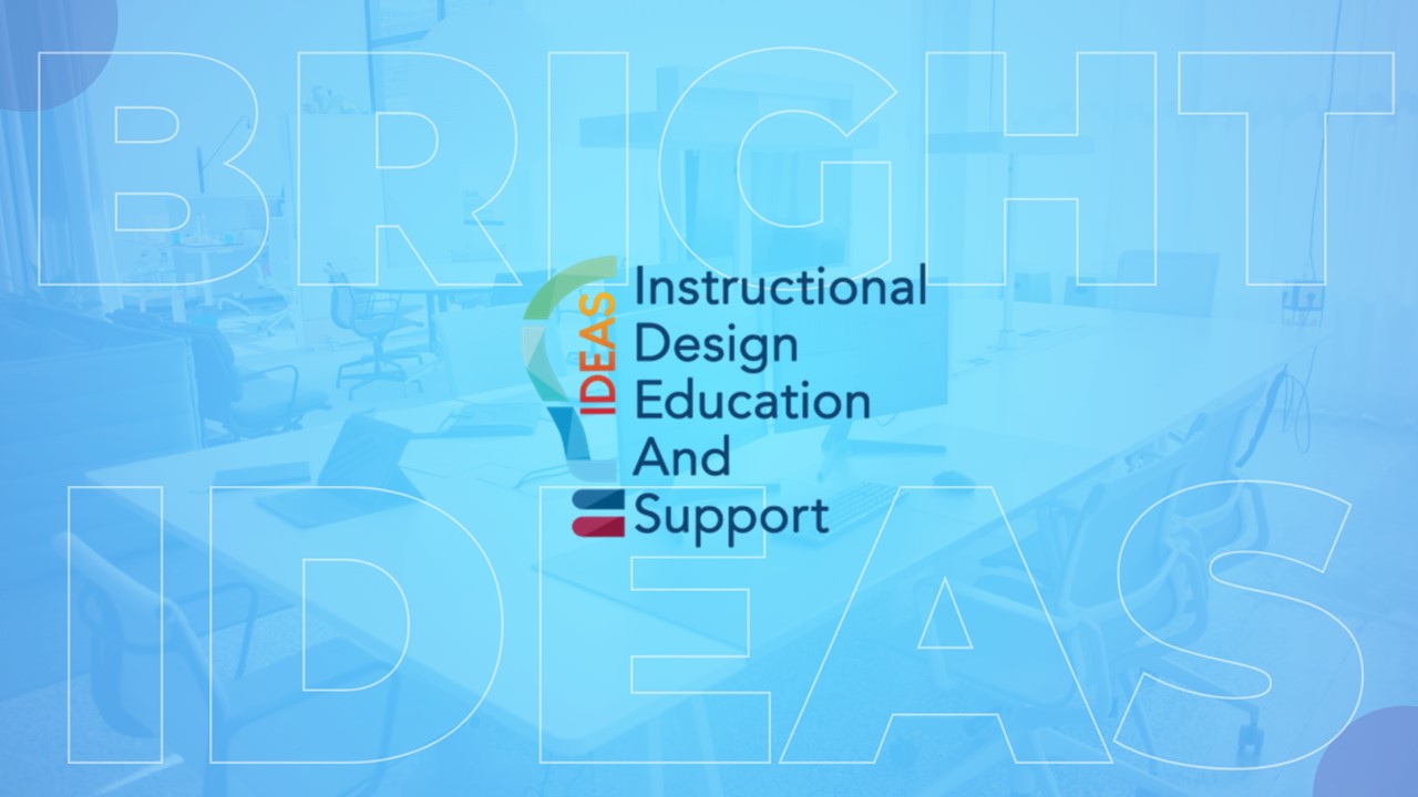 Instructional Design Education and Support